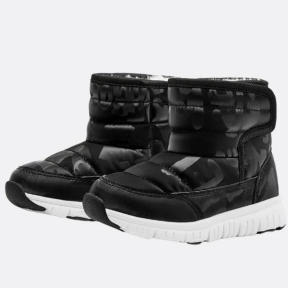 New! Hobibear toddler black snow boots for boys girls winter warm outdoor 8.5 - Picture 5 of 9